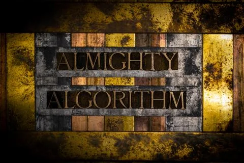 Almighty Algorithm Stock Photos