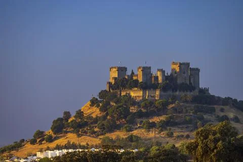 Almodovar del Rio Castle in Andalusia, Spain Stock Photos