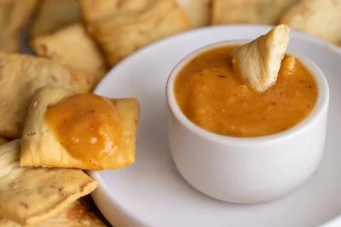 Almogrote , cheese paste form La Gomera, Canary Islands 库存照片