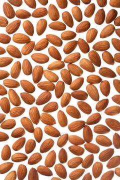 Almond background Stock Photos