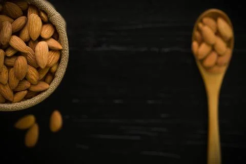 Almond Background Stock Photos