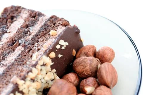 Almond cake Stock Photos