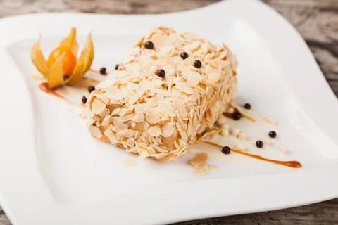 Almond cake Stock Photos