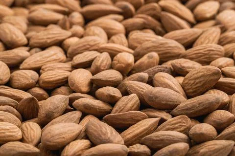 Almond nut background image Stock Photos