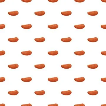 Almond nut food pattern for healthy snack background Stock Illustration