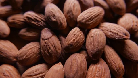 Almond nuts. Closeup 4K 库存影片 73571313