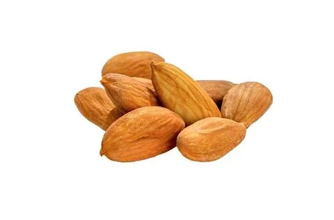 Almond nuts isolated Stock Photos