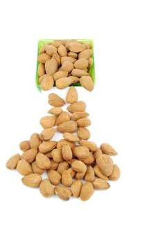 Almond nuts Stock Photos