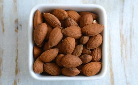 Almond nuts Stock Photos