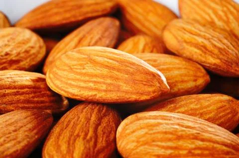 Almond nuts Stock Photos