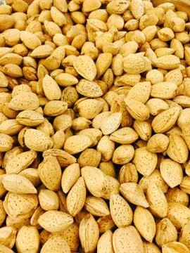 Almond nuts Stock Photos