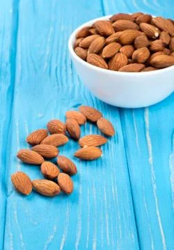 Almond nuts Stock Photos