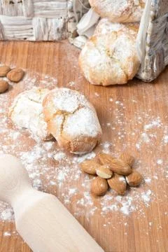 Almond paste 写真素材