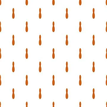 Almond seeds pattern on white background Stock Illustration