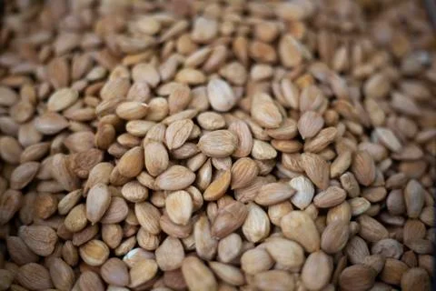 Almond texture Stock Photos