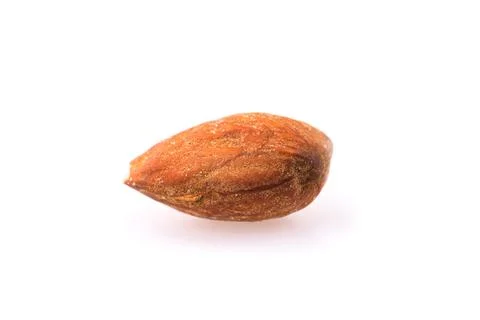 Almonds isolated on white background Stock Photos