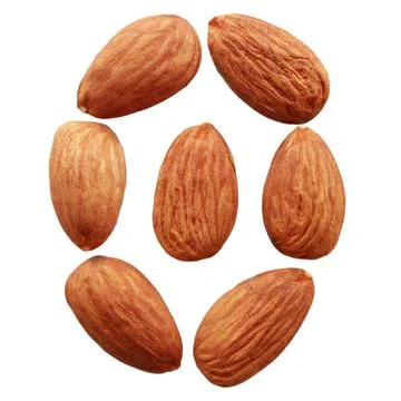 Almonds nuts Stock Photos