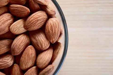Almonds nuts Stock Photos