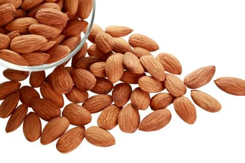 Almonds nuts Stock Photos