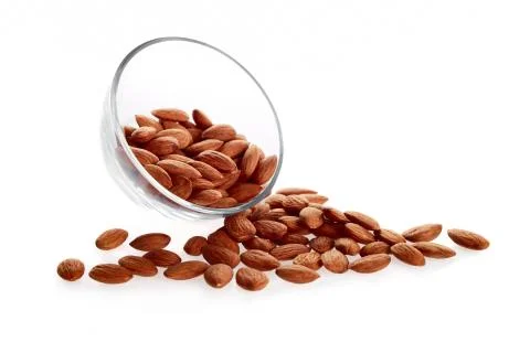 Almonds nuts Stock Photos