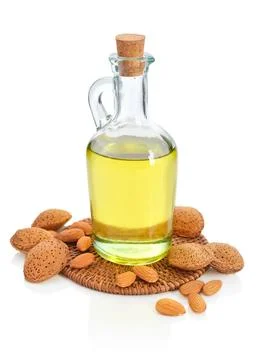 Almonds oil Stock-Fotos