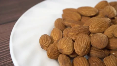  Almonds or Prunus dulcis  Stock Footage 155537233
