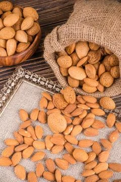 Almonds Foto stock