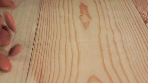 Almonds pour on the table and crumble. Close up. Slow motion Stock Footage 74735710