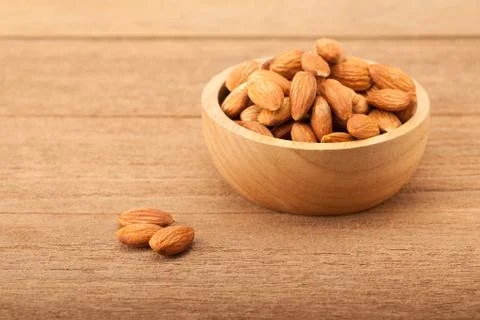 Almonds seed Stock Photos