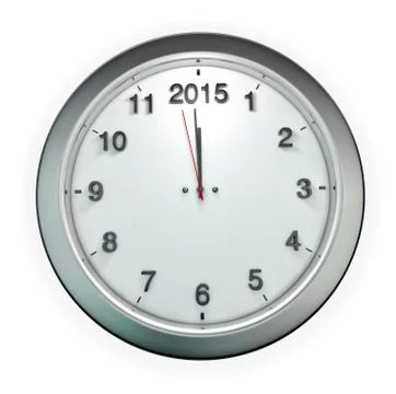 Almost 2015 o'clock Ilustração Stock