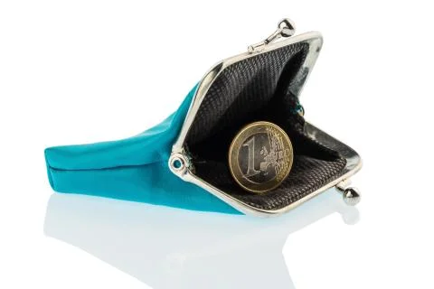 Almost empty wallet 스톡 사진