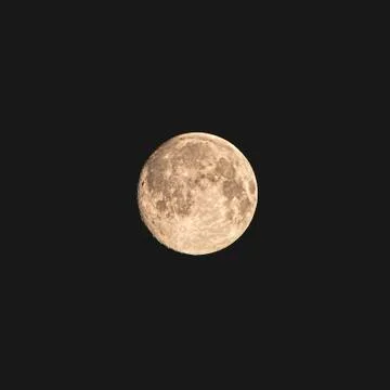 Almost full moon Stock Photos