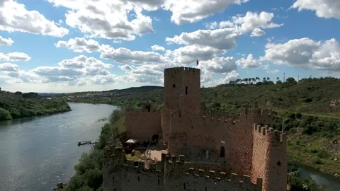 Almourol Templar Castle Stock Footage 149773565
