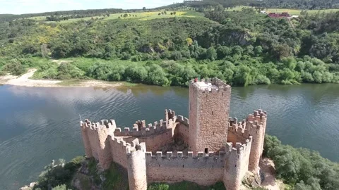 Almourol Templar Castle Stock Footage 149773719