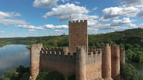 Almourol Templar Castle Stock Footage 149774663