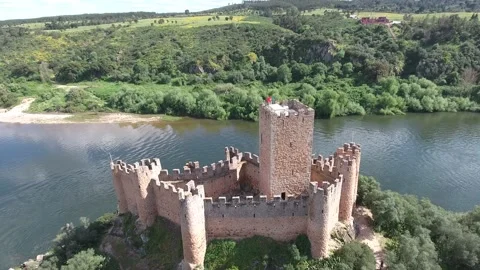 Almourol Templar Castle Stock Footage 149774725