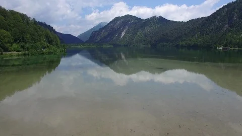 Almsee lake. upper austria. Video stock 92790775