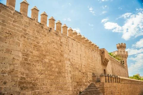 Almudaina palace Stock Photos