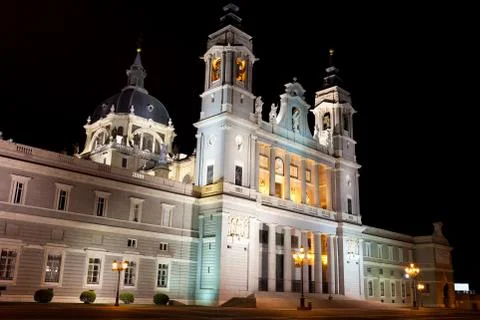 Almudena Cathedral Stock Photos