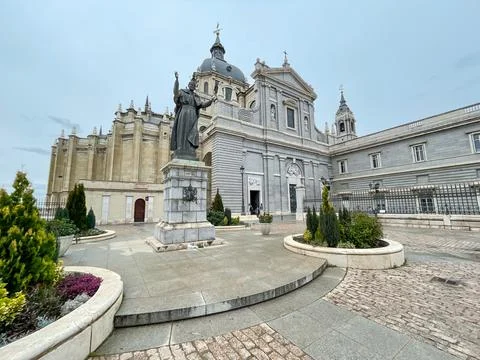 The Almudena Cathedral Stock Photos