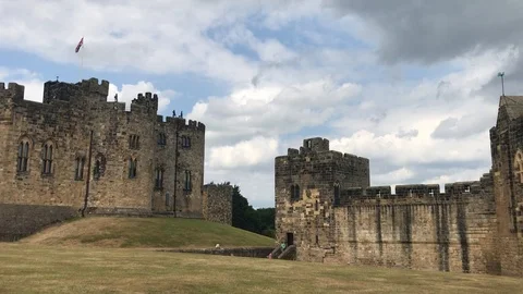 Alnwick Castle Stock Footage 99127707