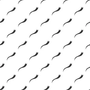 Aloe branch pattern seamless Illustrazione stock