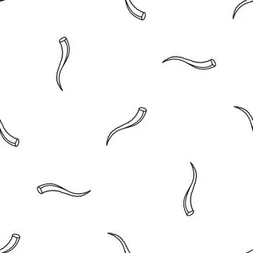 Aloe branch pattern seamless vector Stock Illustration