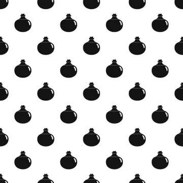 Aloe liquid pattern seamless vector Stock Illustration