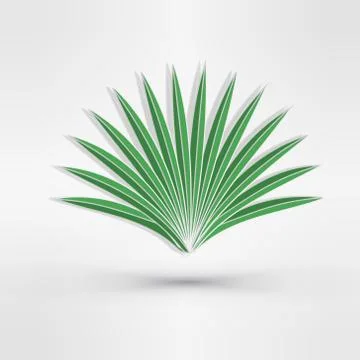 Aloe logo 스톡 일러스트