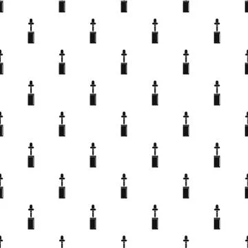 Aloe pipette pattern seamless vector Stock Illustration