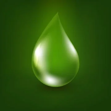 Aloe Vera Drop Stock Illustration