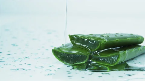 Aloe vera gel Stock Footage 153744927