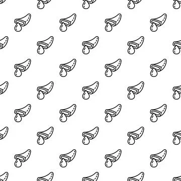 Aloe vera leaf with gel drop pattern Illustrazione stock