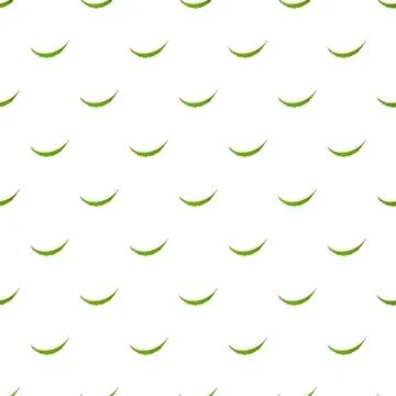 Aloe vera leaf slices repeating pattern background Stock Illustration